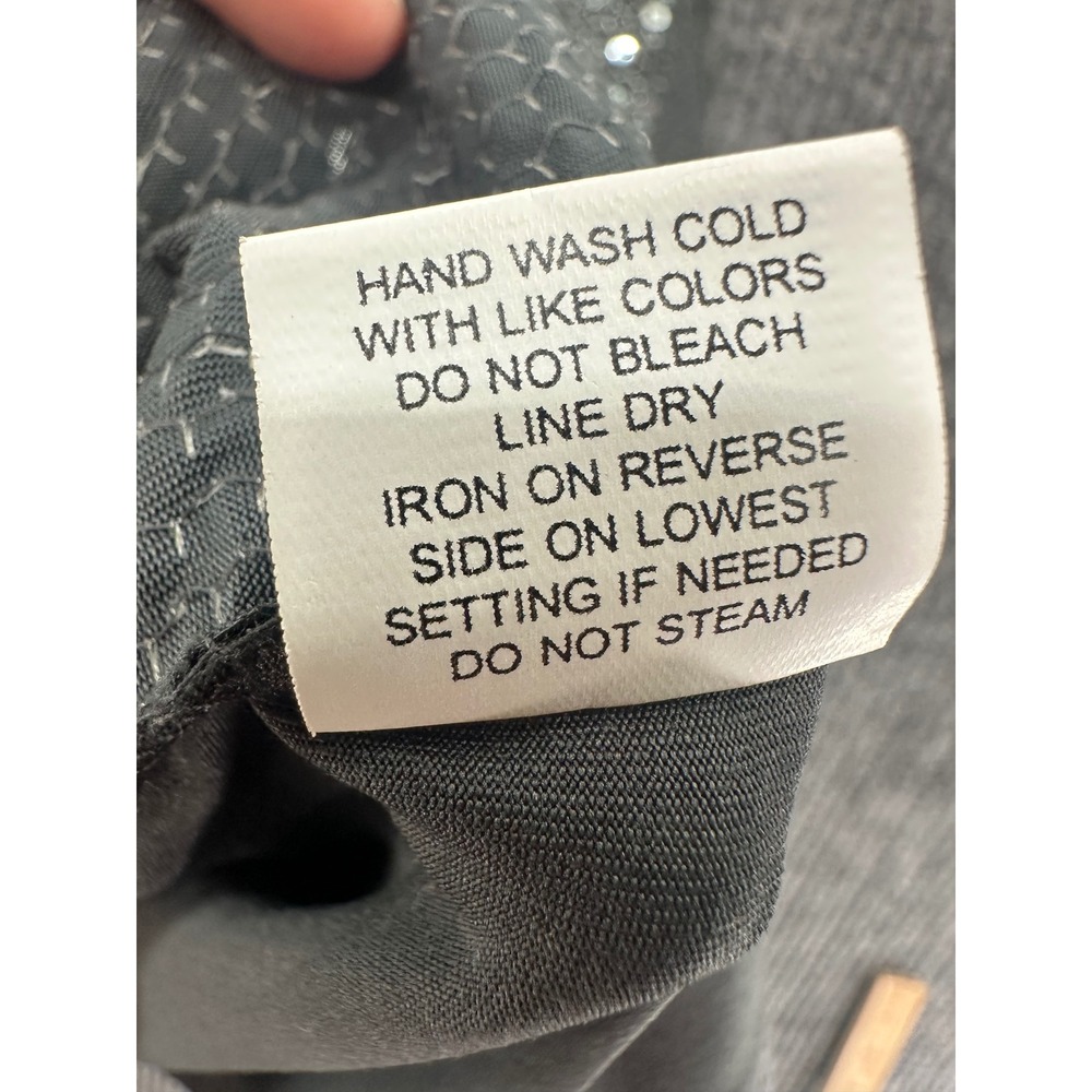 Notations Sequin Tank Top Womens Large Gray Excellent Sleeveless Party MITT0204 - Picture 4 of 9